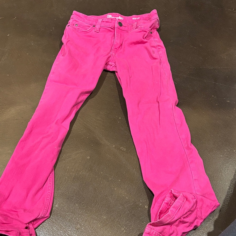 Wrangler Hot Pink Boot Cut Jeans